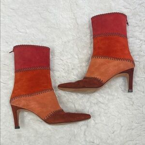 Salvatore Ferragamo Suede Ankle Boots